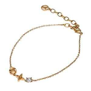 LOUIS VUITTON Gold Charm Bracelet